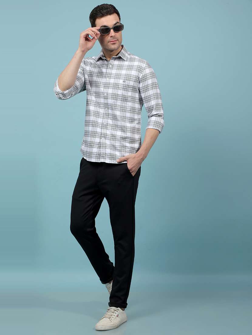 Men Checkered Long Sleeve Regular Fit Casual Shirt - 21914353 -  Standard Image - 4