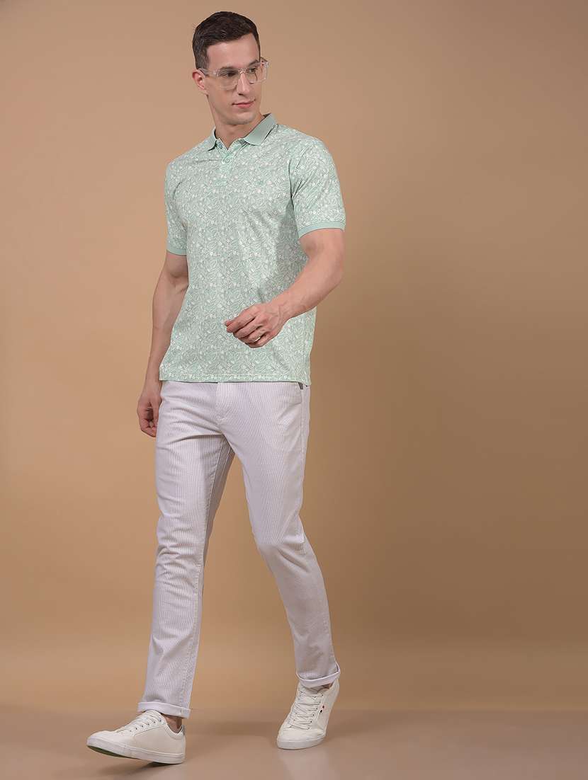 men solid mid rise flat front casual chinos  - 21914371 -  Standard Image - 4
