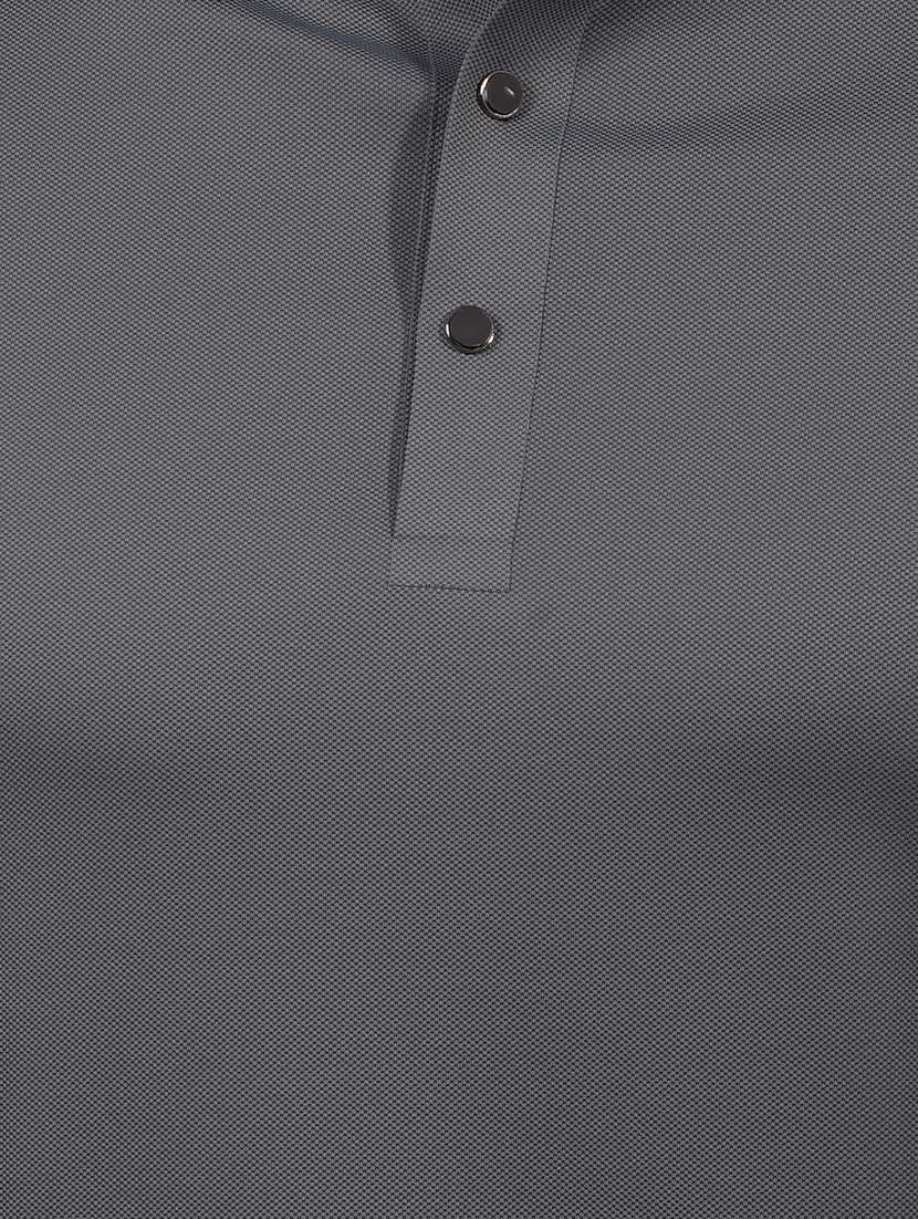 men solid short sleeve slim fit polo t-shirt - 21914434 -  Standard Image - 6