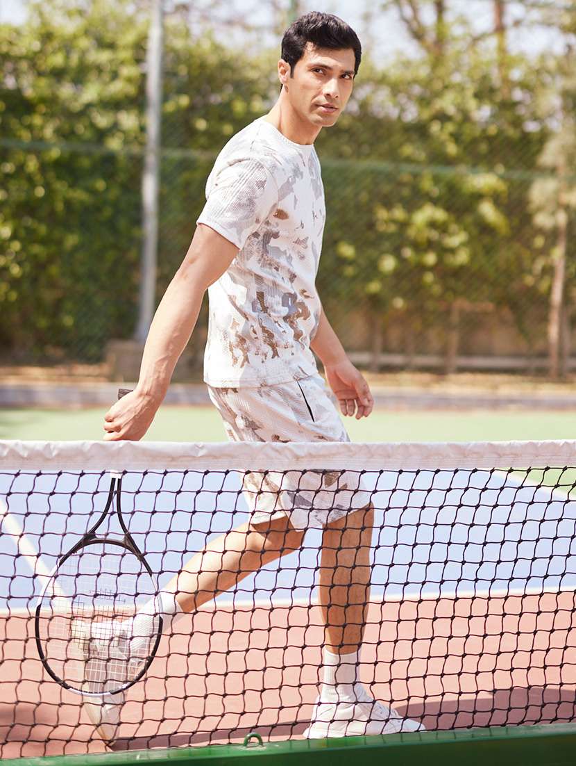 men printed short sleeve regular fit t-shirt - 21914451 -  Standard Image - 1