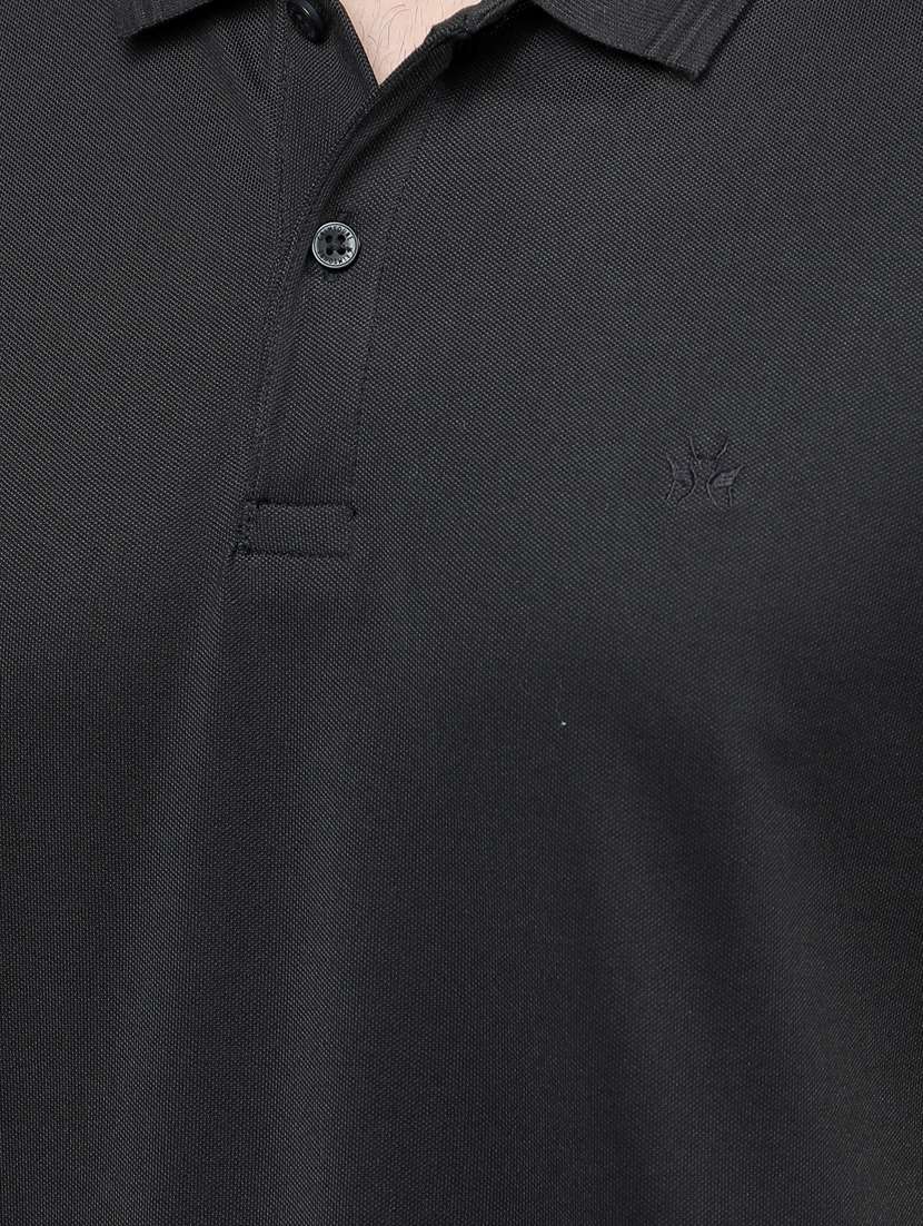 men solid short sleeve slim fit polo t-shirt - 21914459 -  Standard Image - 6
