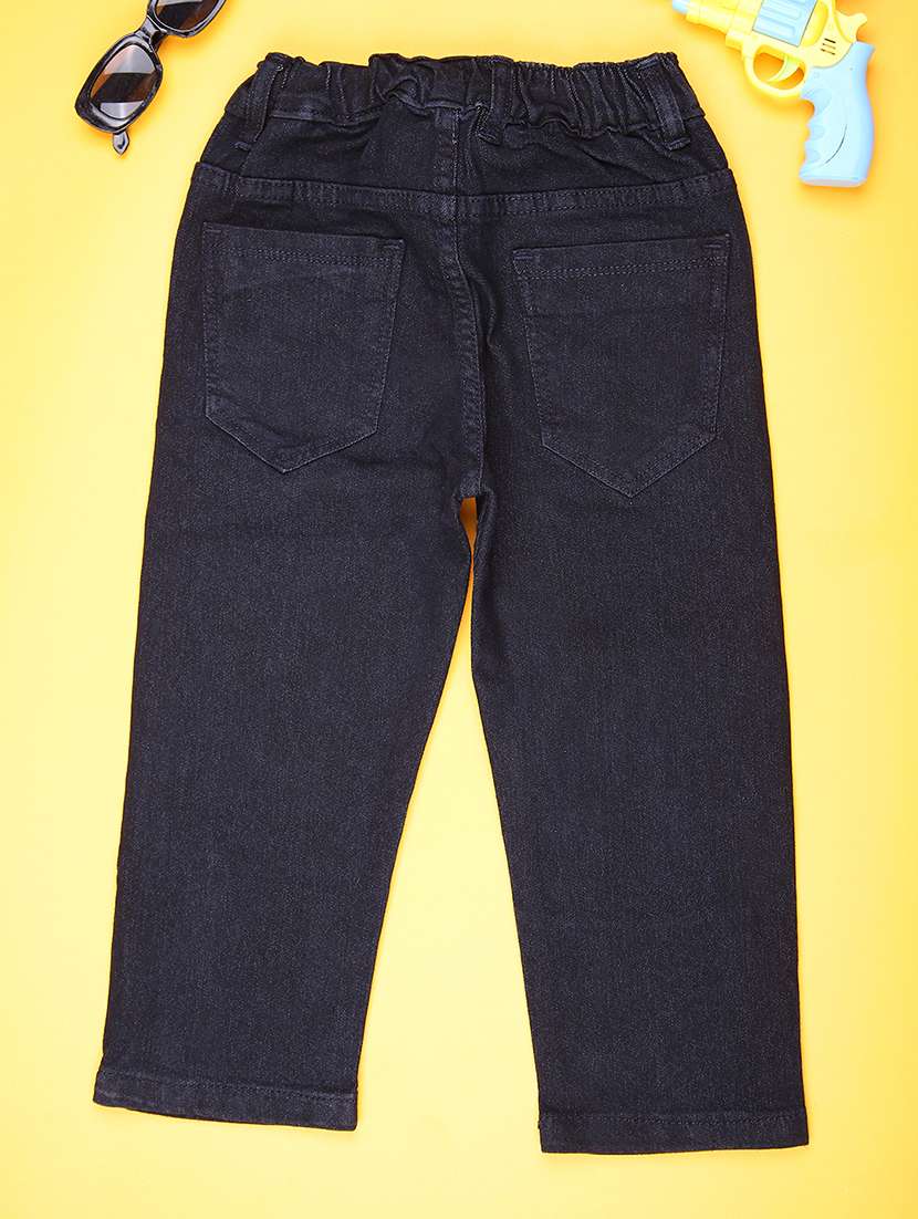 boys solid mid rise relaxed fit jean - 21914972 -  Standard Image - 1