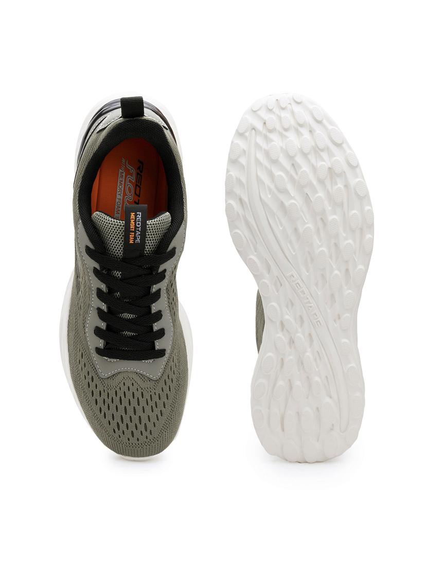 men olive lace up sport shoe - 21915056 - Standard Image - 4