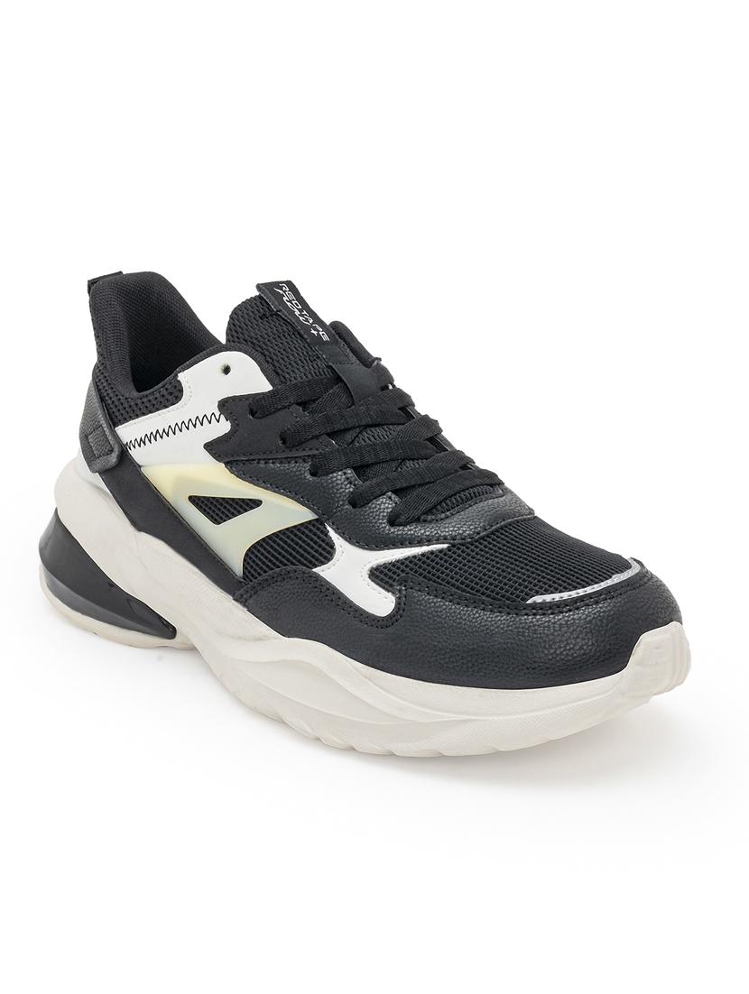 men black lace up sneaker - 21915561 - Standard Image - 1