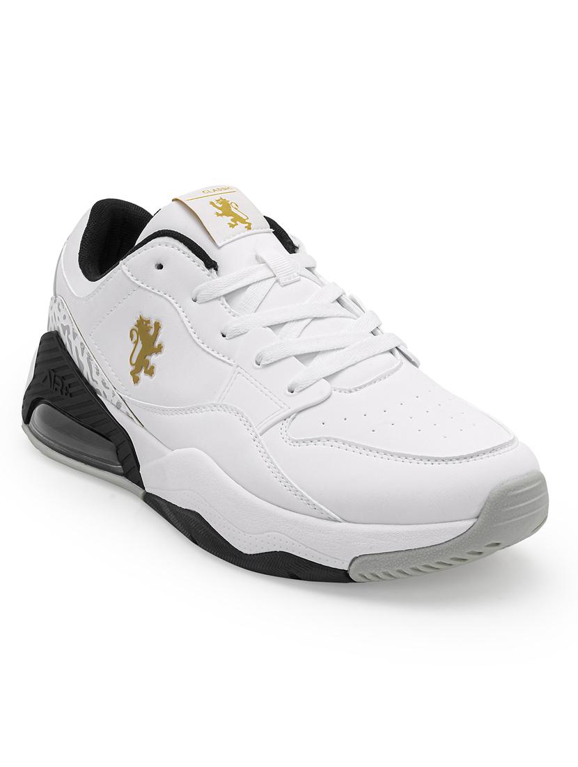 men white lace up sneaker - 21915570 - Standard Image - 1