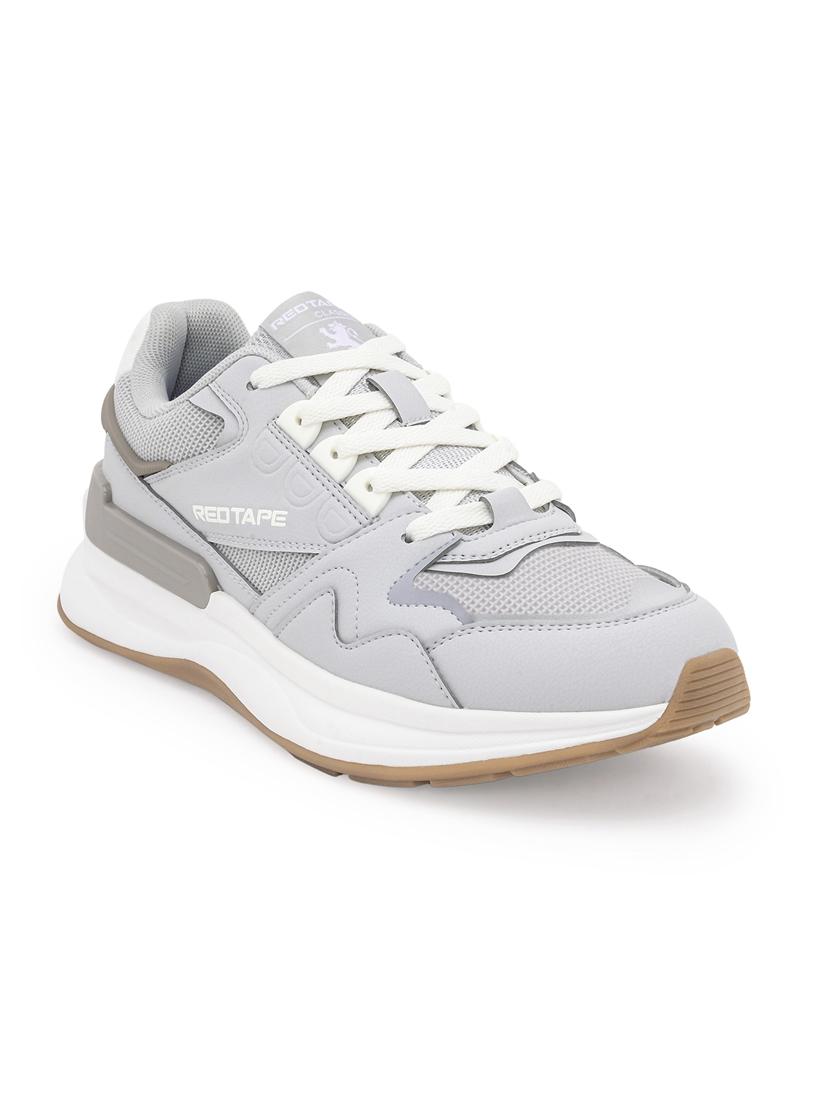 men grey lace up sneaker - 21915811 - Standard Image - 1