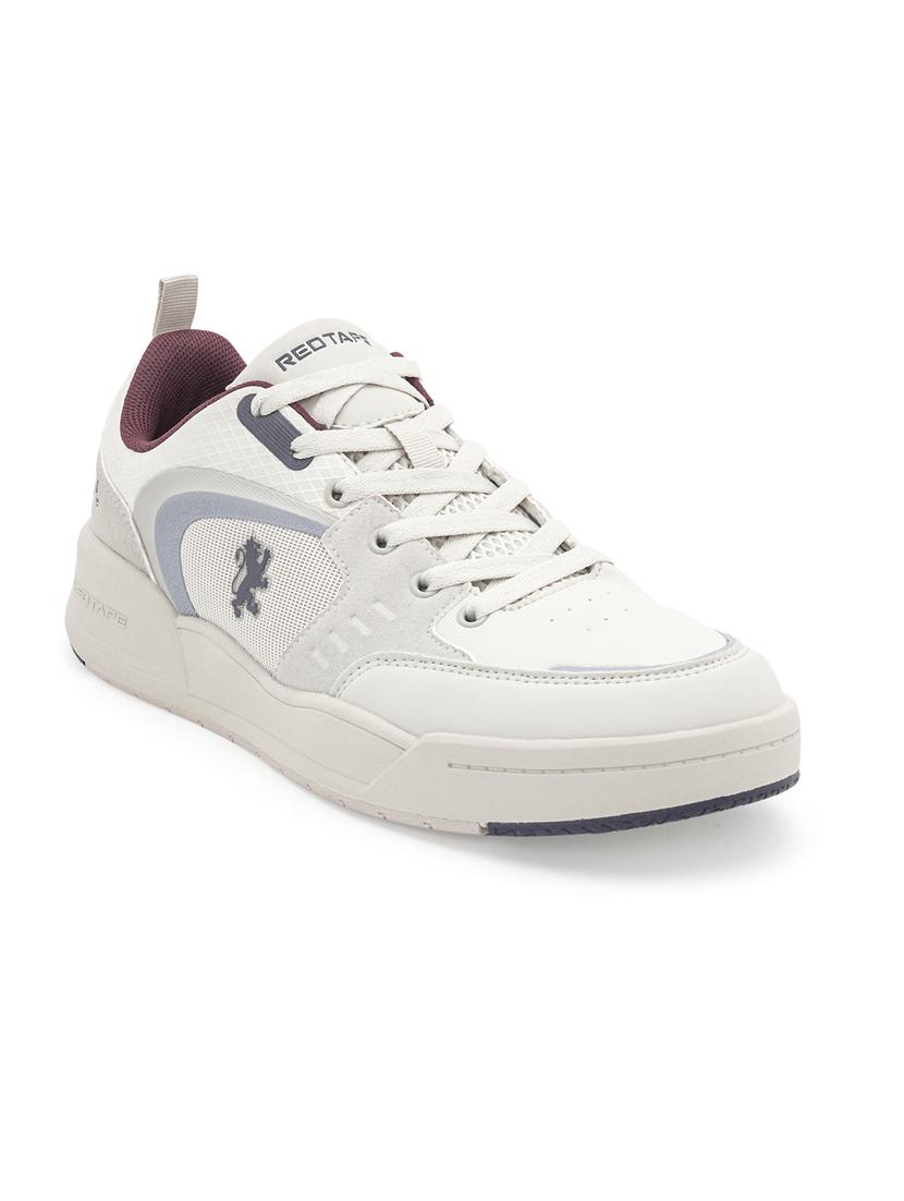 men white lace up sneaker - 21915814 - Standard Image - 1