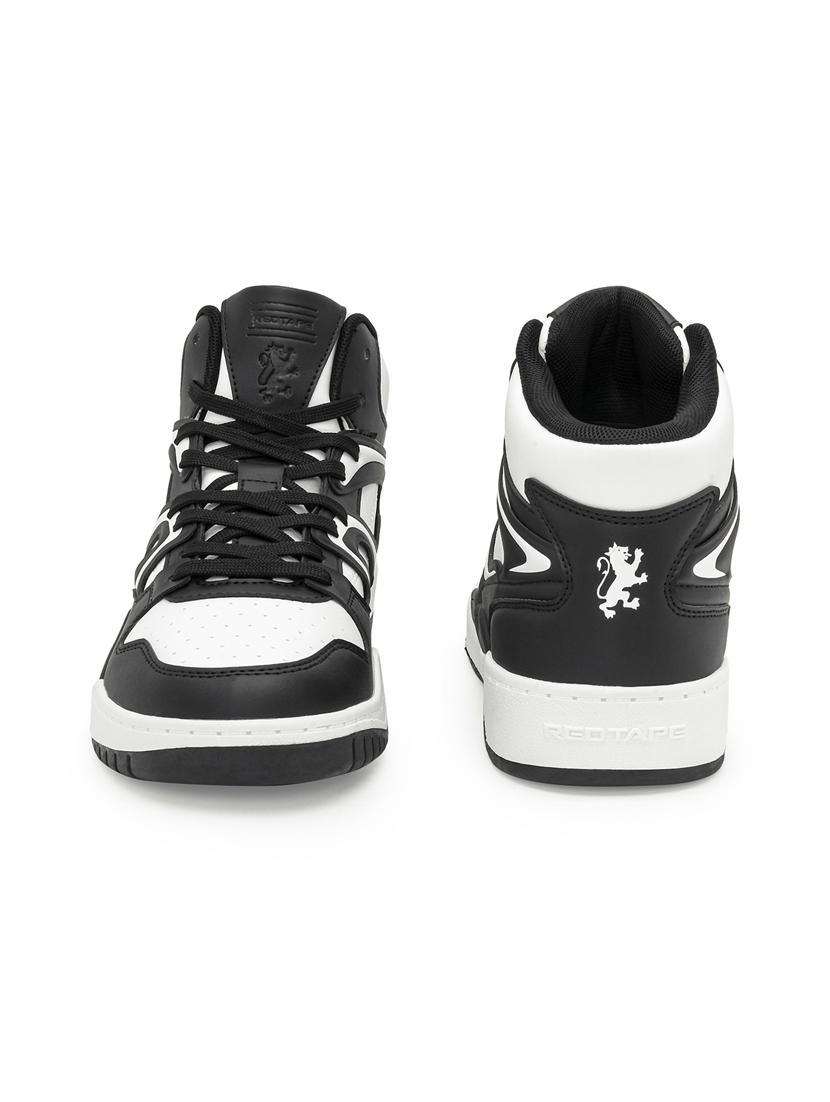 men color block lace up high ankle sneaker - 21915826 - Standard Image - 4