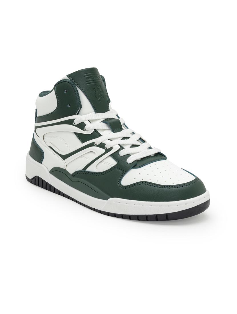 men green lace up high ankle sneaker - 21915830 - Standard Image - 1
