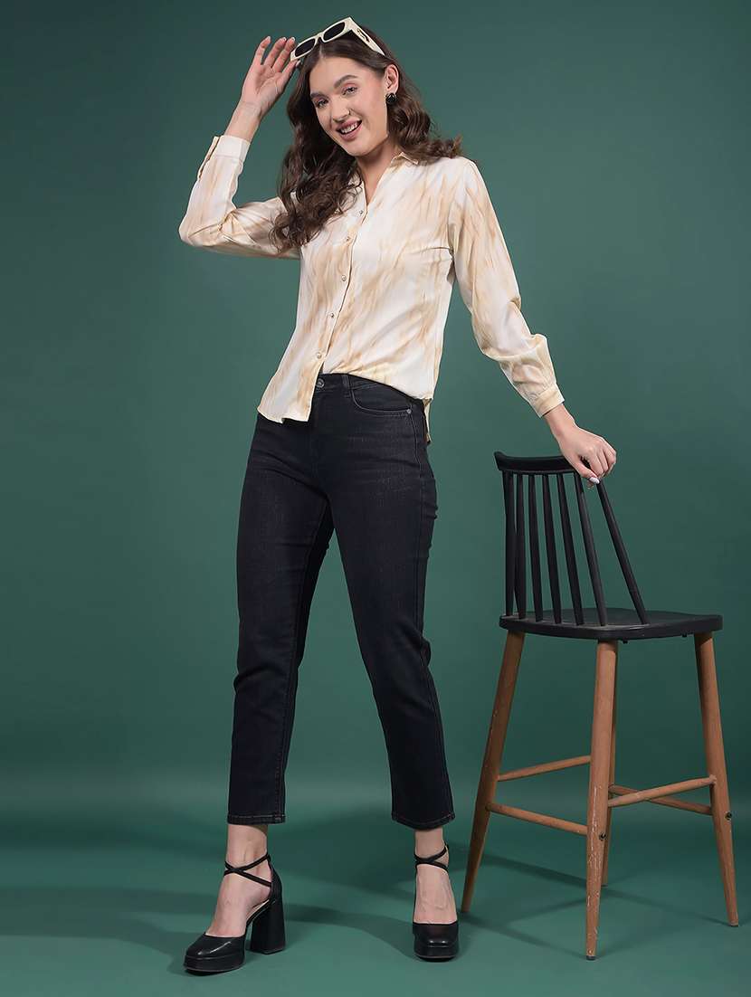 women solid mid rise slim fit jean - 21916030 -  Standard Image - 6