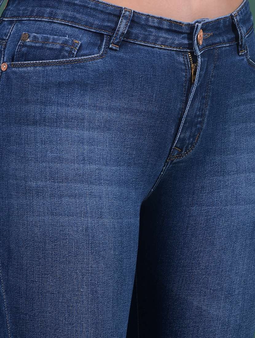 women solid mid rise bootcut jean - 21916034 -  Standard Image - 4