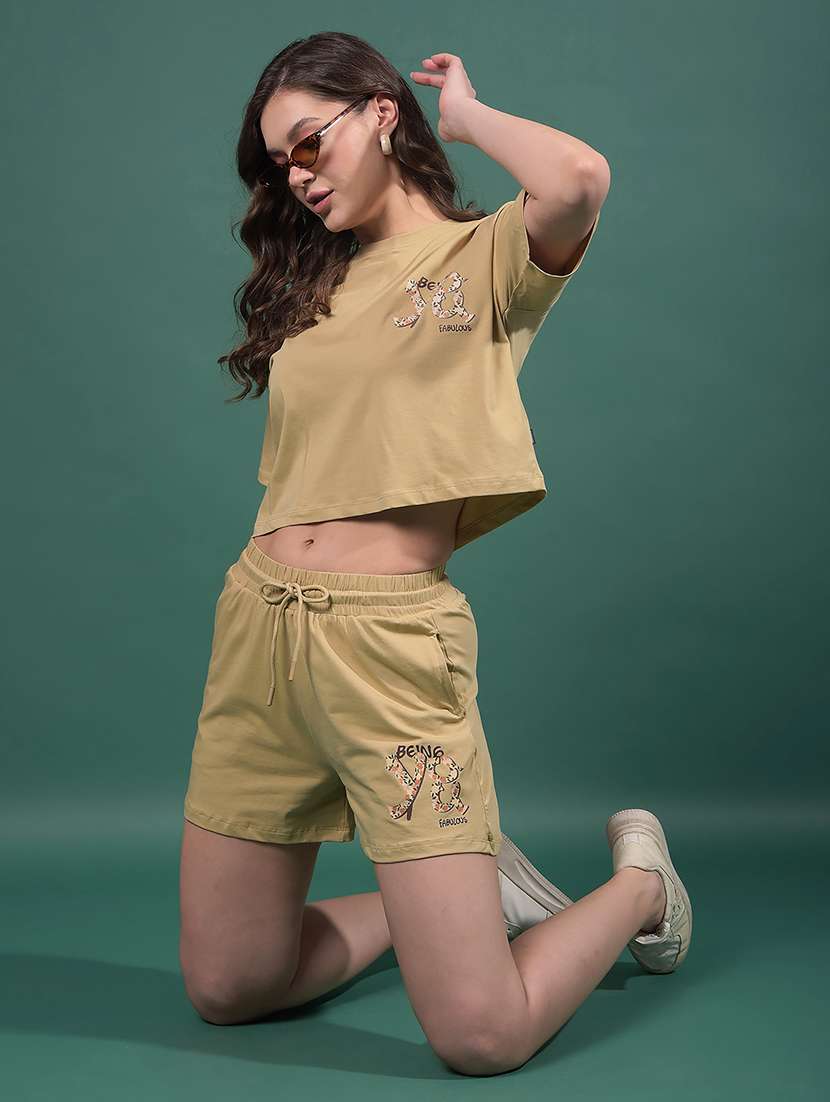 women printed mid rise regular fit short - 21916060 -  Standard Image - 6