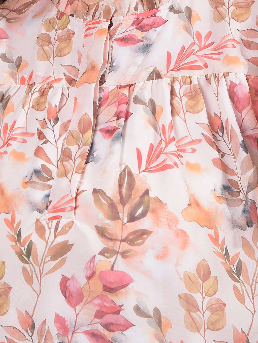 women floral printed round neck regular top - 21916086 - Standard Image - 4