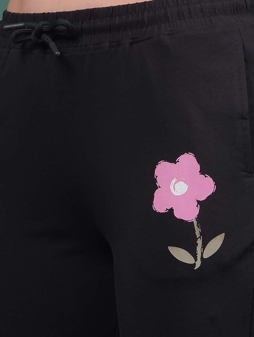 women solid mid rise track pant - 21916098 -  Standard Image - 4