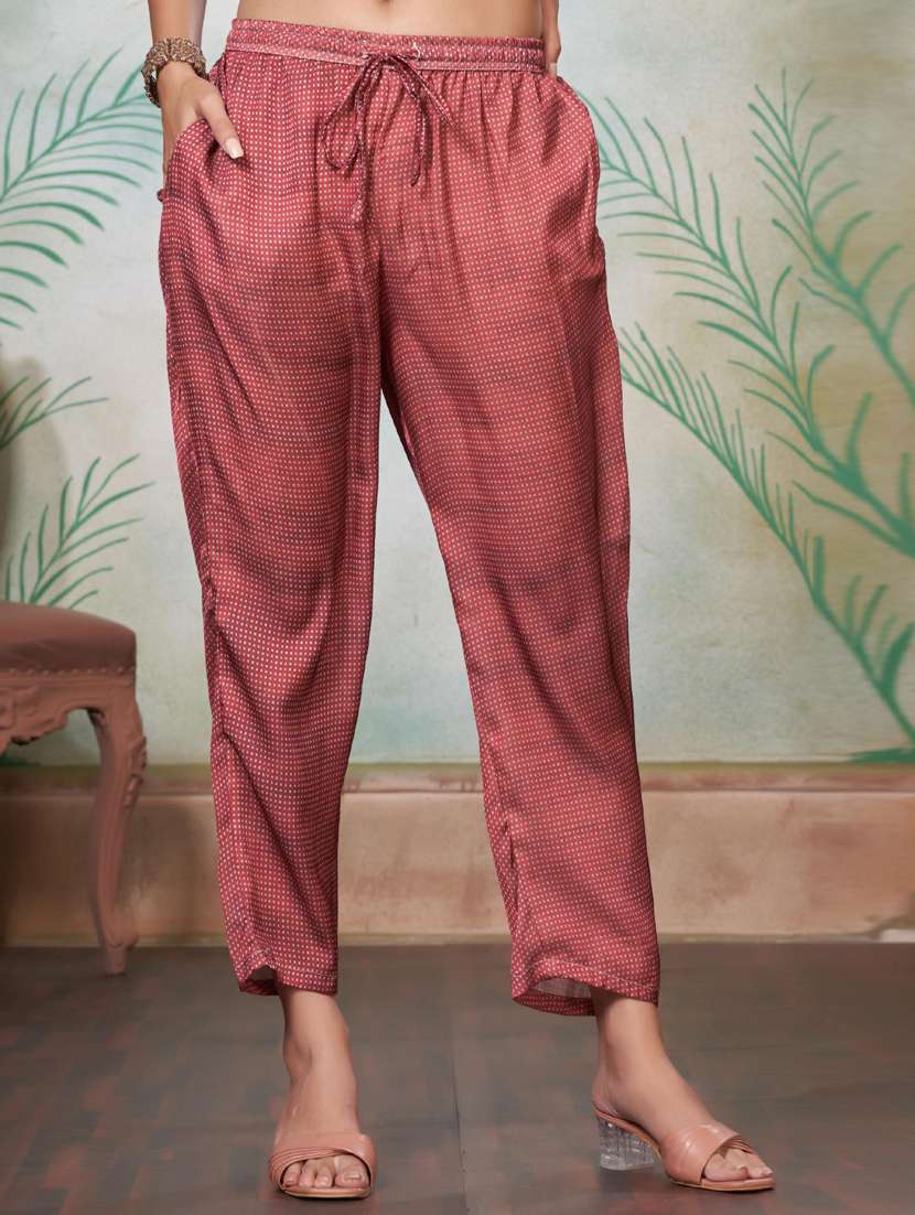 women three quarter sleeve kurta pant set - 21916157 -  Standard Image - 4