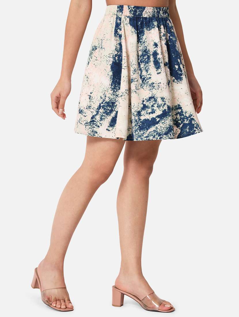 women tie and dye flared skirt - 21916453 -  Standard Image - 1
