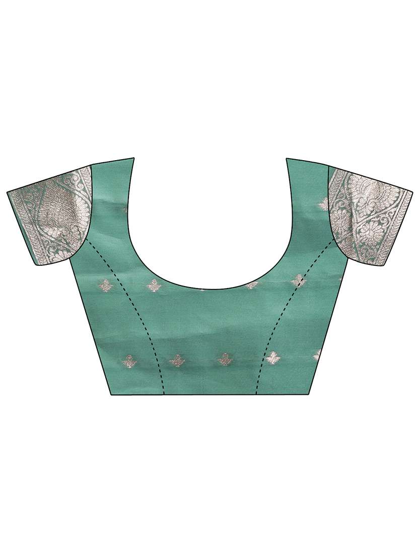 women self design bordered saree with blouse - 21916540 -  Standard Image - 4