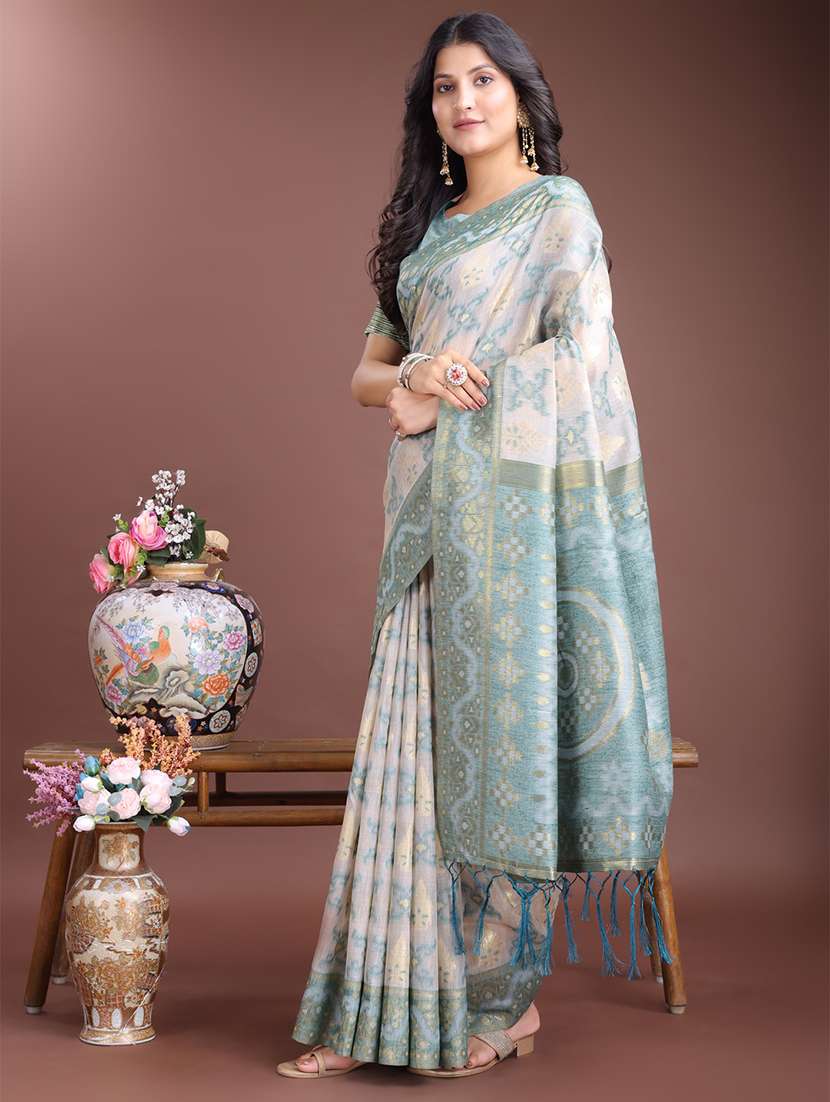 women self design bordered saree with blouse - 21916548 -  Standard Image - 1