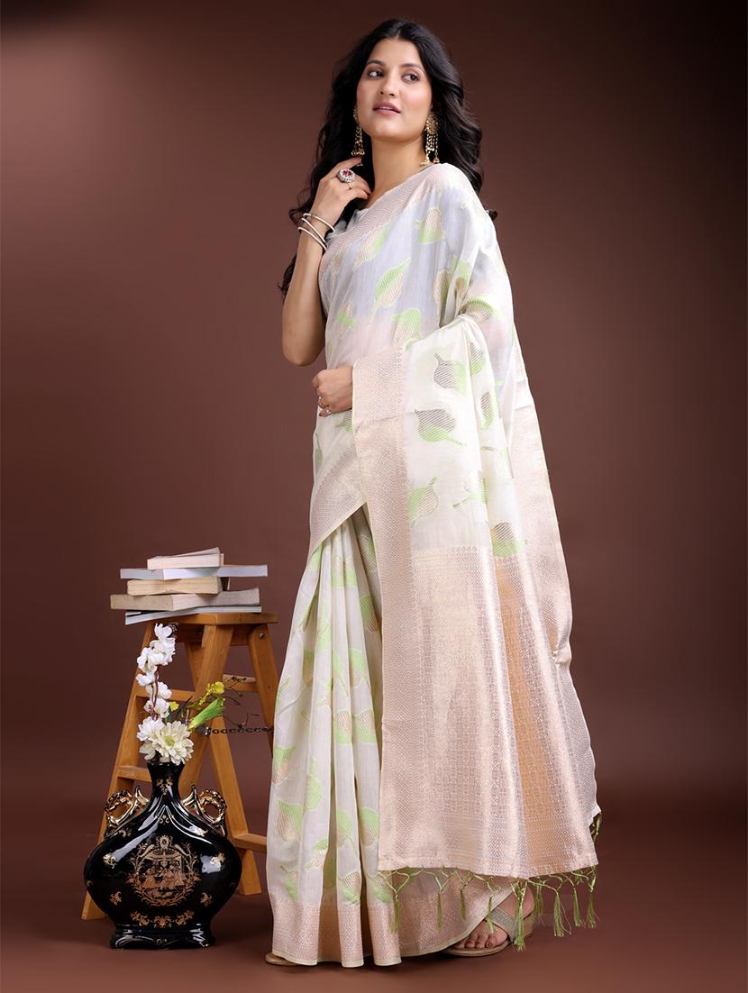 women self design bordered saree with blouse - 21916557 - Standard Image - 1