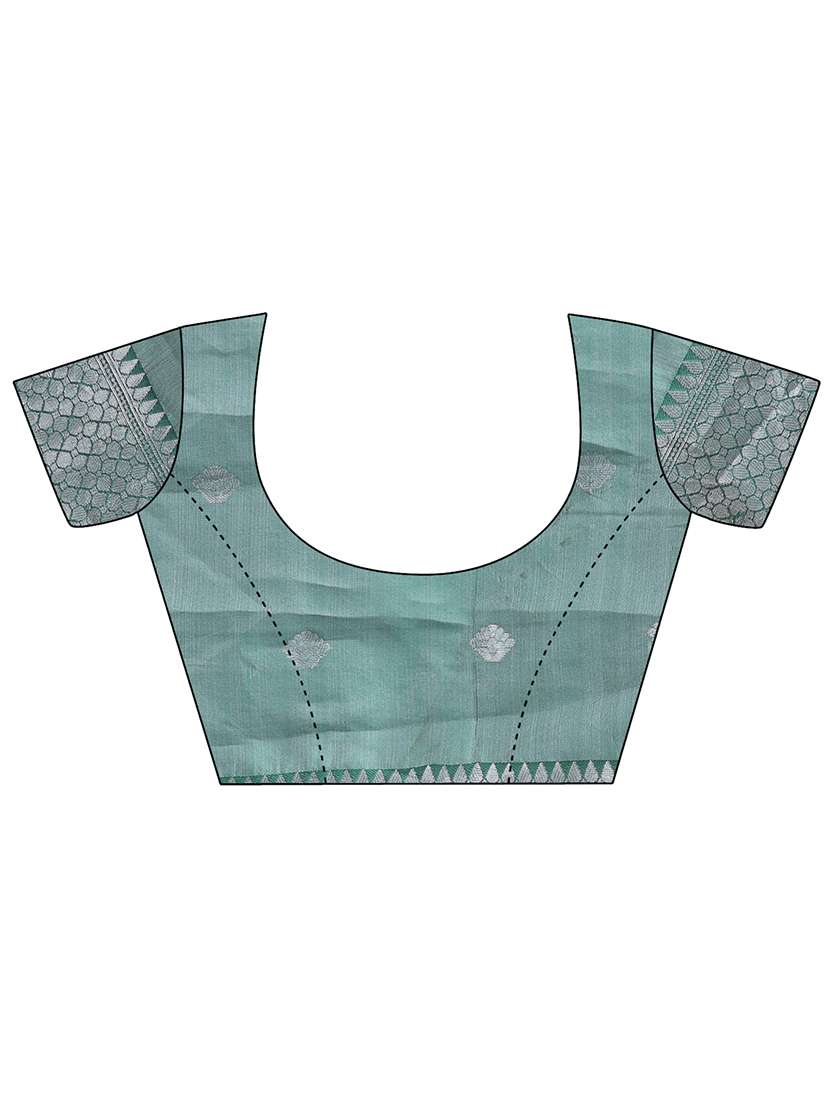 women self design bordered saree with blouse - 21916569 -  Standard Image - 4