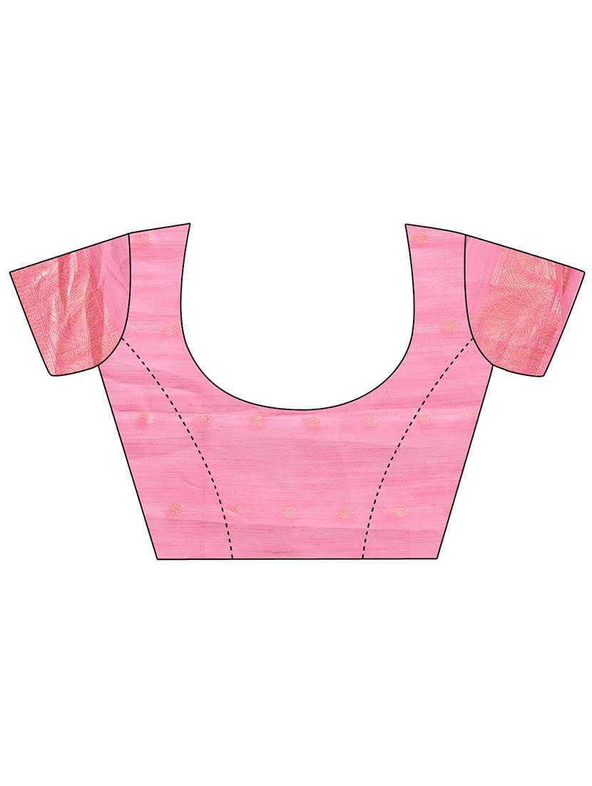 women self design chanderi saree with blouse - 21916580 -  Standard Image - 4