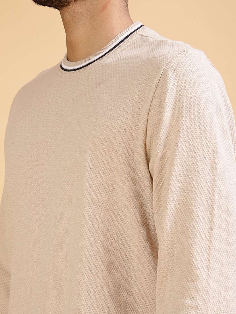 men solid long sleeve regular fit t-shirt - 21916905 -  Standard Image - 4