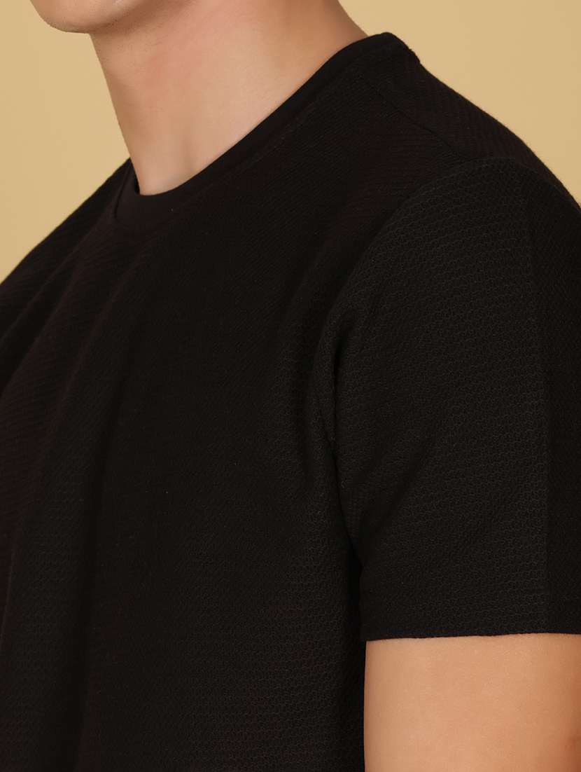 men solid short sleeve regular fit t-shirt - 21916916 -  Standard Image - 4