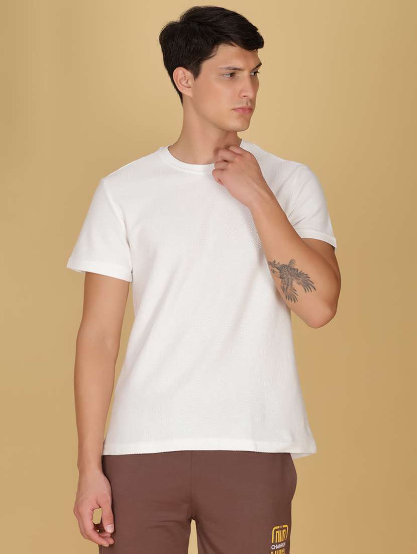 men solid short sleeve regular fit t-shirt - 21916917 -  Standard Image - 1
