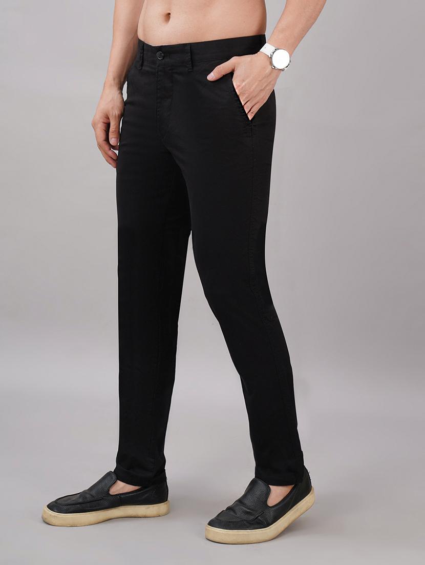 men solid mid rise slim fit chinos  - 21917050 -  Standard Image - 1