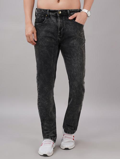 men solid mid rise slim fit jean - 21917055 - Standard Image - 0