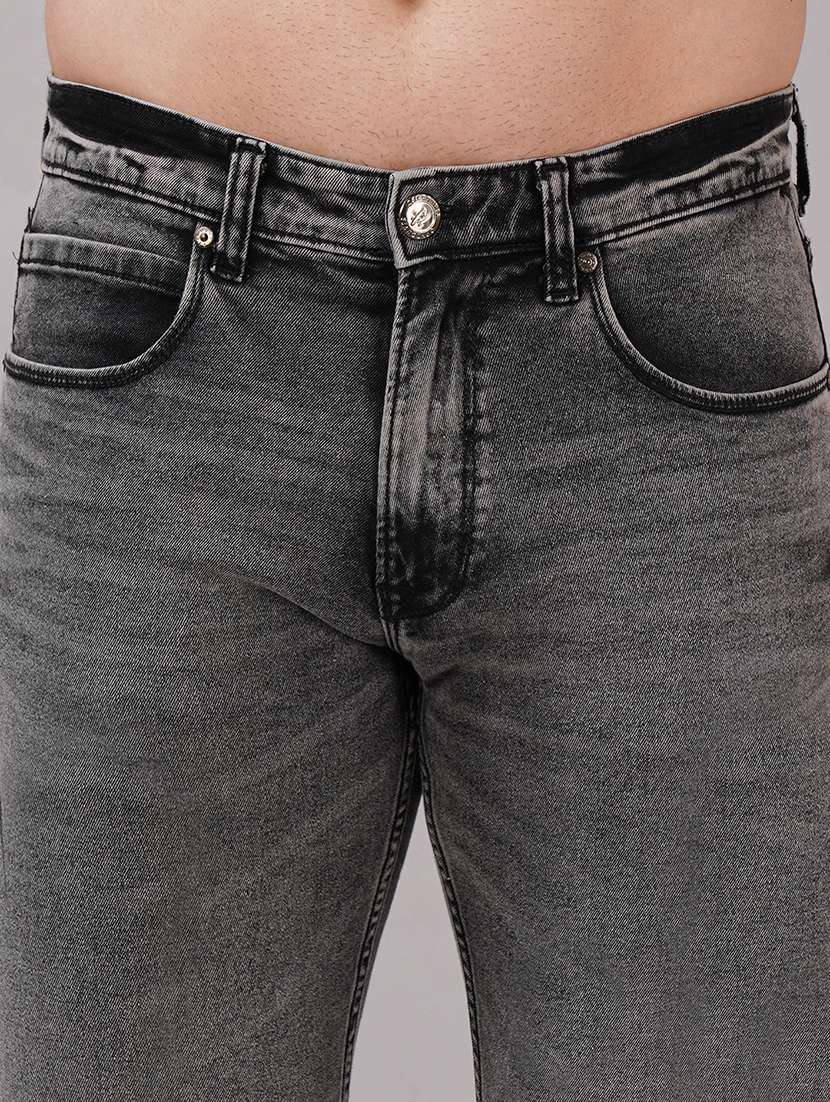 men solid mid rise slim fit jean - 21917058 -  Standard Image - 4