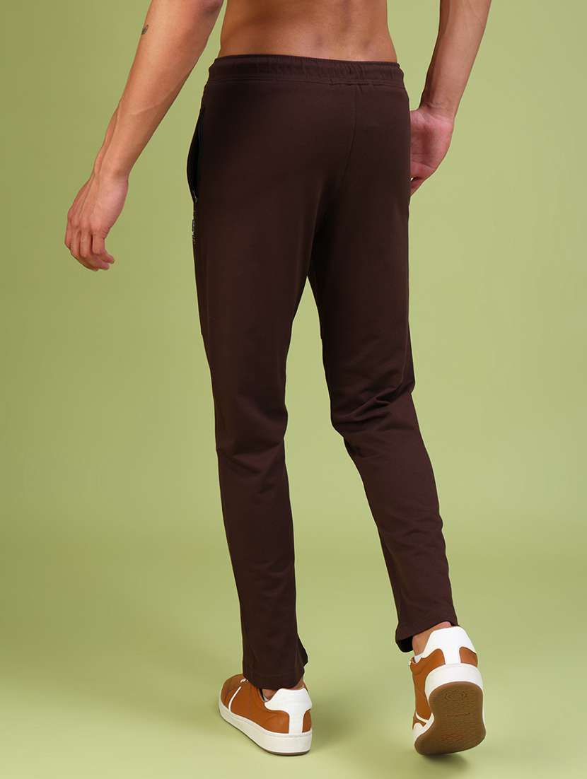 men brown cotton regular fit casual cargo - 21917628 -  Standard Image - 4