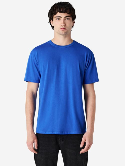 men solid short sleeves round neck t-shirt - 21917686 -  Standard Image - 0