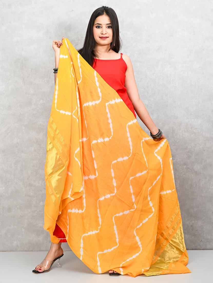 women yellow printed dupatta - 21917834 -  Standard Image - 1