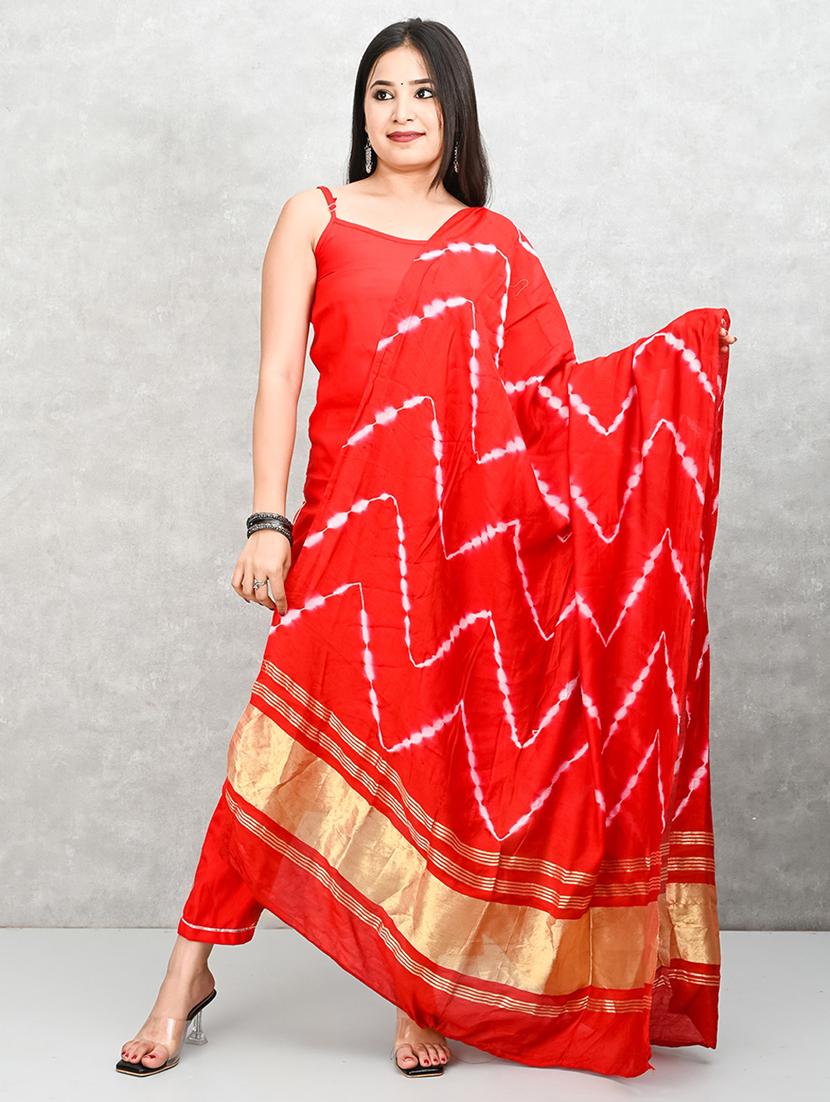 women red printed dupatta - 21917837 - Zoom Image - 0