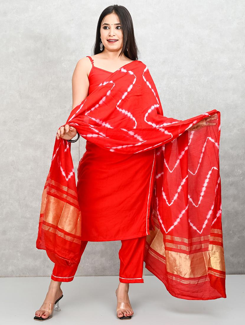 women red printed dupatta - 21917837 - Standard Image - 4