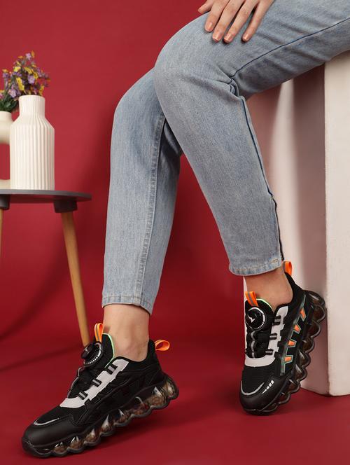 women black lace-up casual shoe - 21917846 - Standard Image - 0