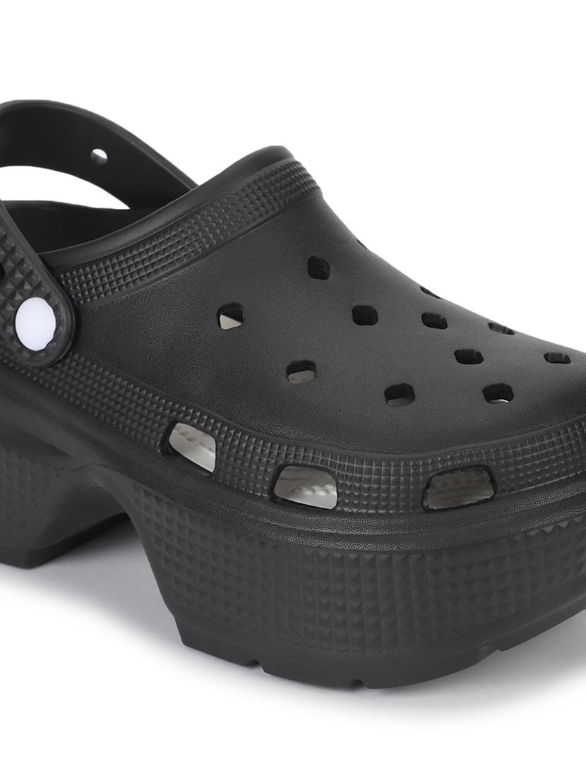 women solid slip on clogs - 21917864 - Standard Image - 6