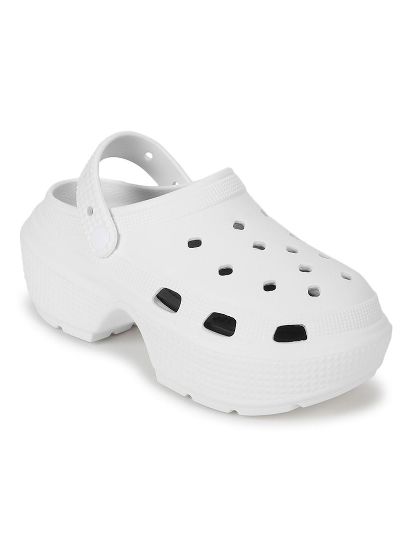 women solid slip on clogs - 21917866 -  Standard Image - 1