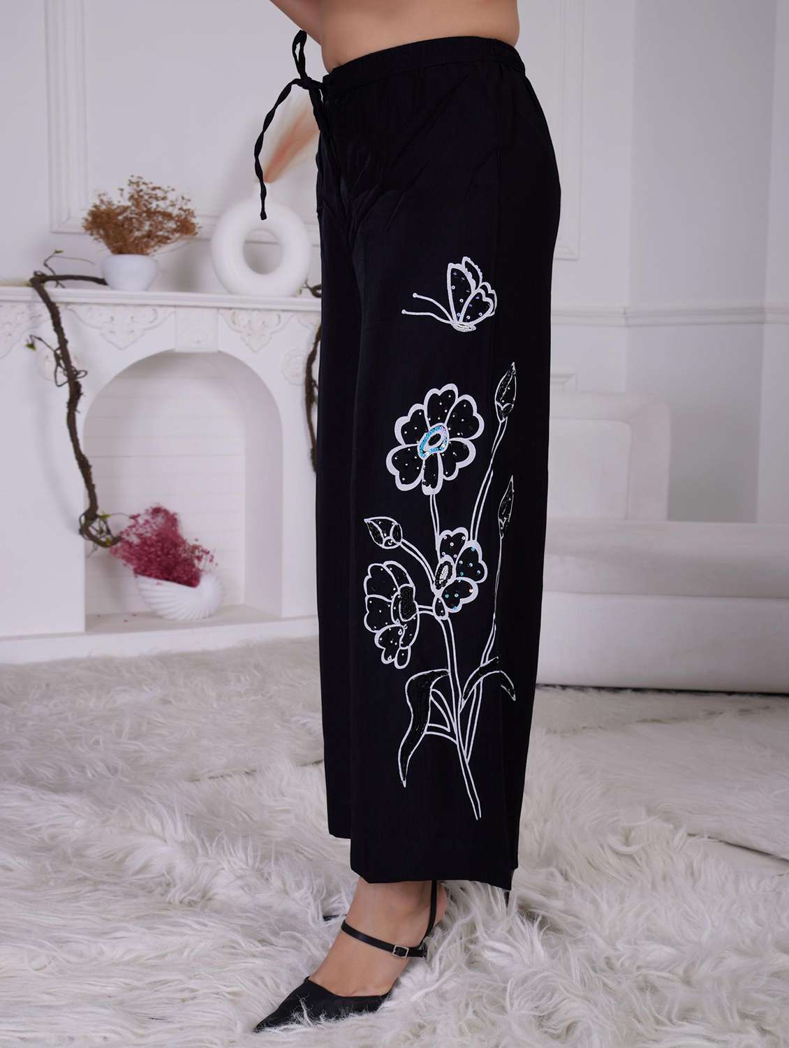 women three quarter sleeve ethnic co-ord set - 21918355 - Standard Image - 4