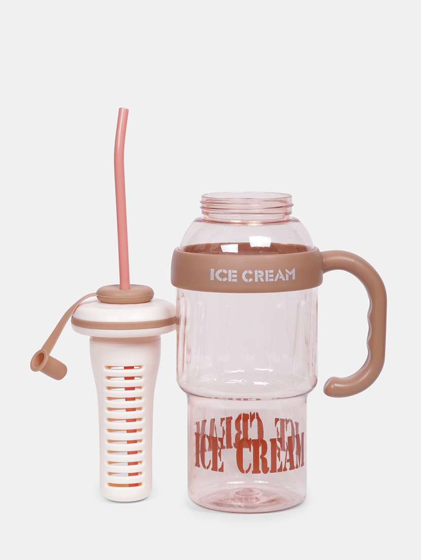 printed brown plastic sippers ice bottle - 21918461 -  Standard Image - 1