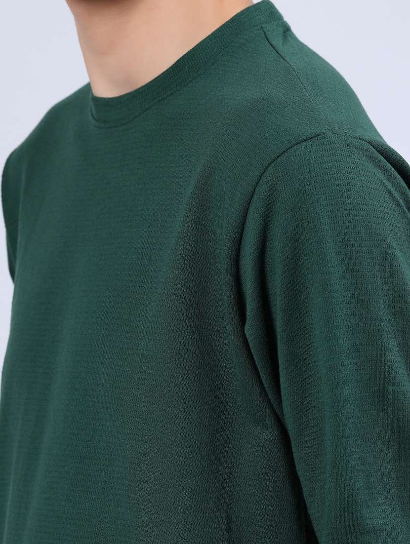 men solid long sleeve regular fit t-shirt - 21918503 -  Standard Image - 4