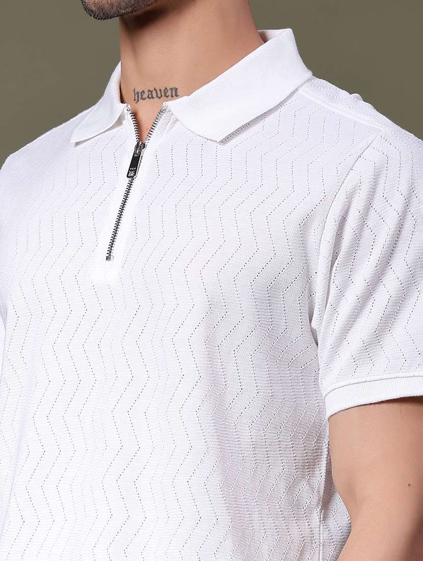 men self design short sleeve regular fit polo t-shirt - 21918577 - Standard Image - 4