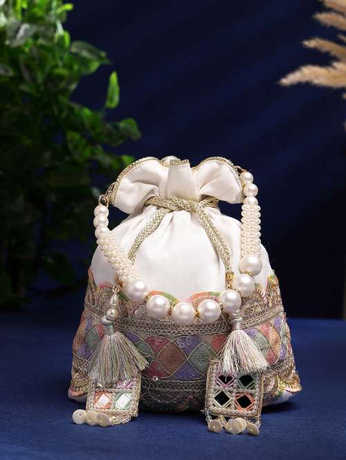 women embroidered potli bag - 21918637 - Standard Image - 0