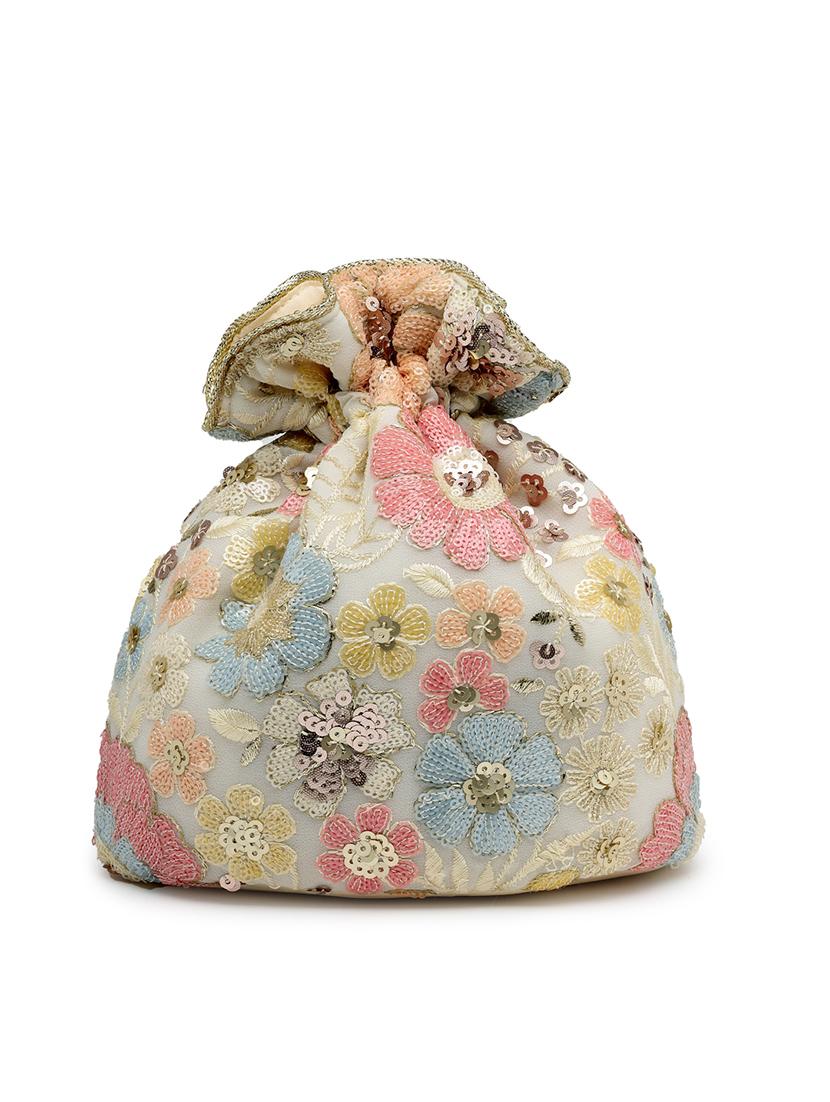 women embellished potli bag - 21918638 -  Standard Image - 1