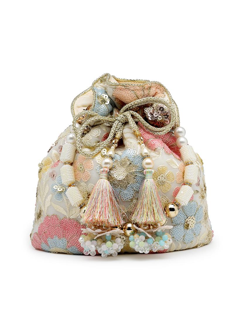 women embellished potli bag - 21918638 - Standard Image - 4