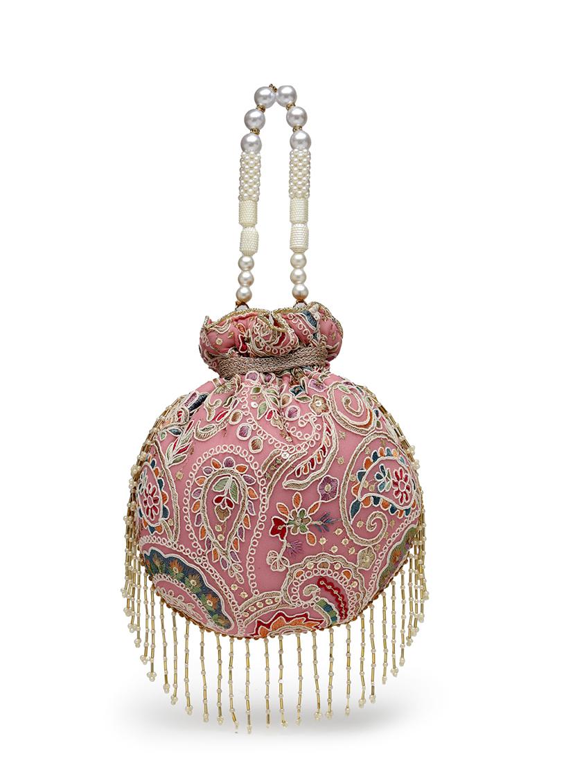 women embroidered potli bag - 21918639 -  Standard Image - 1