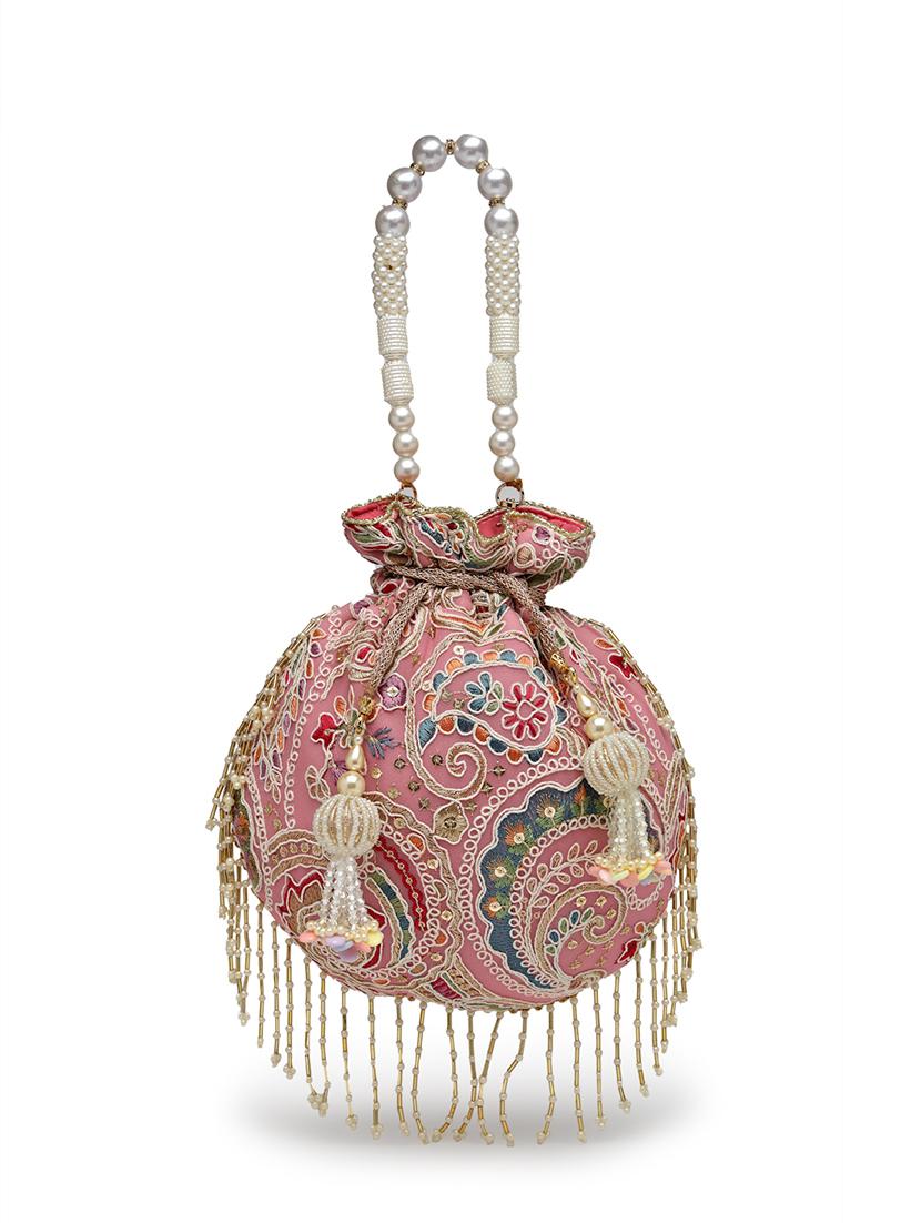 women embroidered potli bag - 21918639 - Standard Image - 4