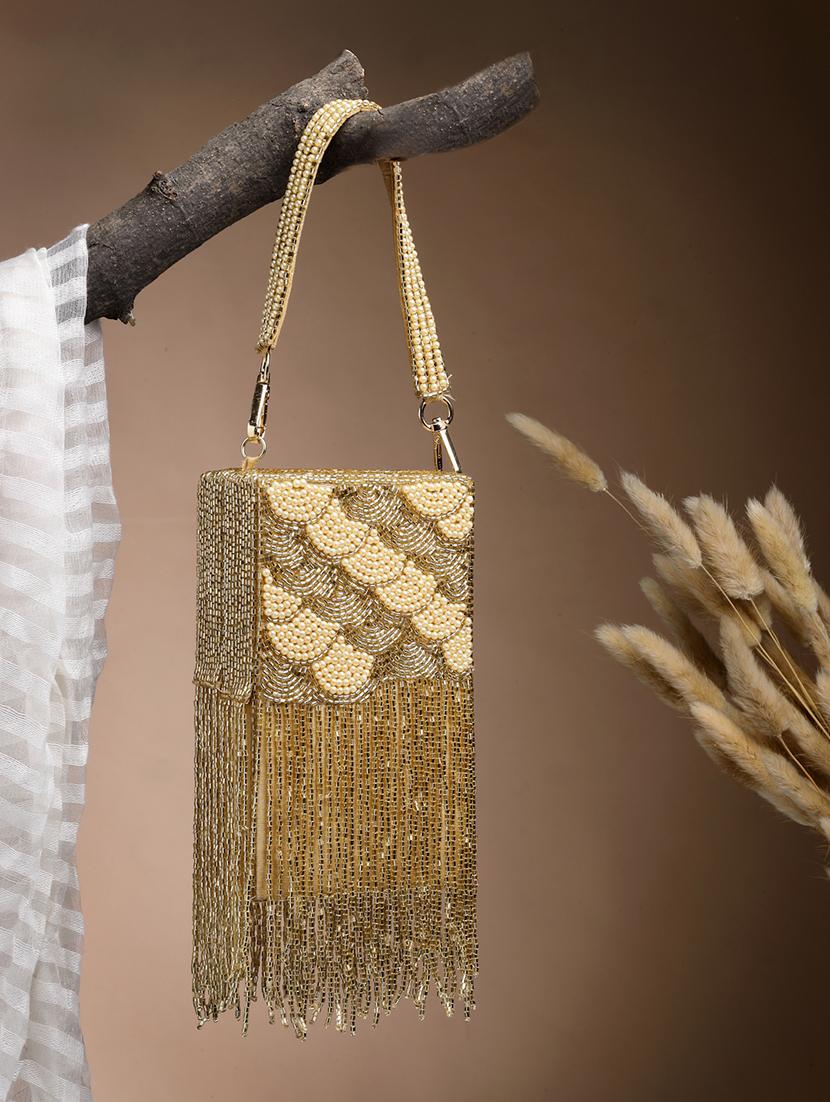 women embellished clutch with detachable strap - 21918655 -  Zoom Image - 0