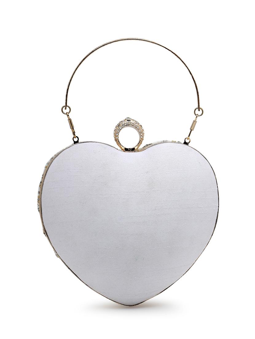 women embellished clutch with detachable sling chain - 21918669 - Standard Image - 1